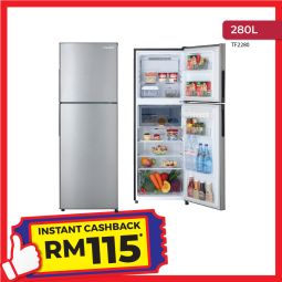 280L 2 DOORS FROST FREE REFRIGERATOR (TF2280)