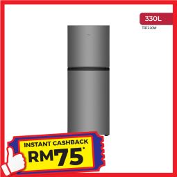  TCL 330Lit 2 Door top Mount Refrigerator(TRF330W)