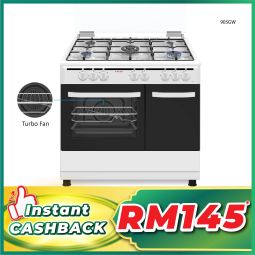 5 BURNERS FREE STANDING GAS COOKER (905GW)