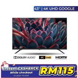 Philips 43&quot; 4K UHD GOOGLE TV (43P7129)