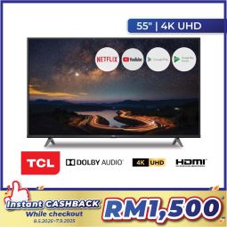 TCL 55&quot; 4K UHD ANDROID SMART TV (55P618)