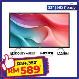 [PROMO] 32&quot; LED HD READY TV (32D2)