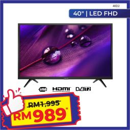 [PROMO] 40&quot; LED FULL HD TV (40D2)