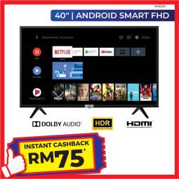 TCL 40" ANDROID SMART FULL HD TV (40S6500)