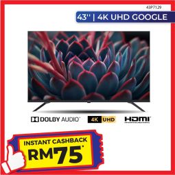 Philips 43&quot; 4K UHD GOOGLE TV (43P7129)