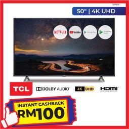 TCL 50&quot; 4K UHD ANDROID SMART TV (50P618)