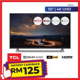 TCL 55&quot; 4K UHD ANDROID SMART TV (55P618)
