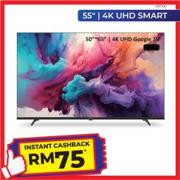 55&quot; PHILIPS 4K UHD Google TV + 120Hz (55P7330)