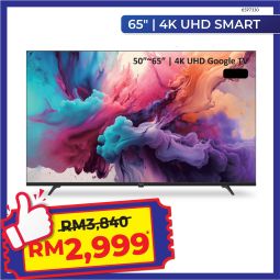[PROMO] 65&quot; PHILIPS 4K UHD Google TV + 120Hz (65P7330)