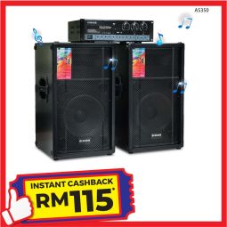 SINGER AMPLIFIER SPEAKER (AS350) comes with 2 units of Speaker 