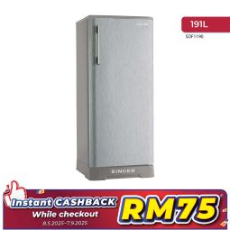 194L SINGLE DOOR DIRECT COOL REFRIGERATOR (SDF1190)