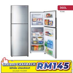 360L 2 DOORS INVERTER FROST FREE REFRIGERATOR (TF2360)