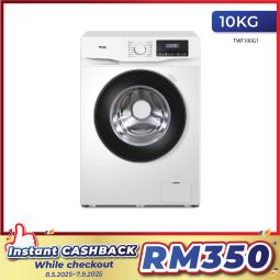 TCL 10.0Kg Front Loading Washer(TWF100G1)