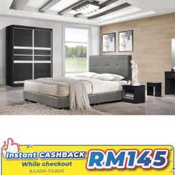 Bedroom Set with Mattress (BRDF1M)
