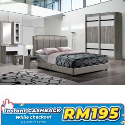 Bedroom Set + 8&quot; Spring Mattress (BRDF7M)