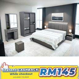 Bedroom Set with Mattress (BRN01A)