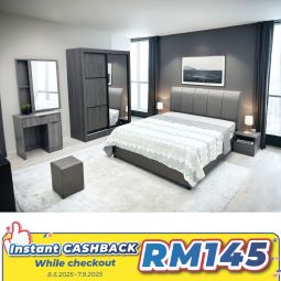 Bedroom Set with Mattress (BRN18A)