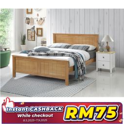 Queen Size Bed without Mattress (QBW822)