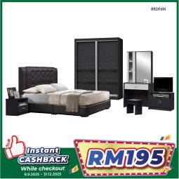 King Size Bedroom Set + Mattress (BRDF6M)