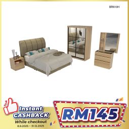 Bedroom Set with Mattress (BRN10H)