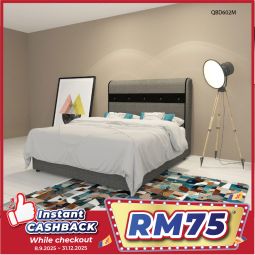 Divan Queen Size Bed with Mattress (QBD602M)