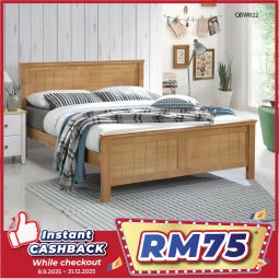 Queen Size Bed without Mattress (QBW822)