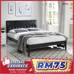 Queen Size Bed without Mattress (QBW832)