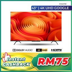 Skyworth 43&quot; 4K UHD GOOGLE TV (43SUE780)