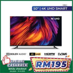 50" 4K UHD SMART TV (50K61)