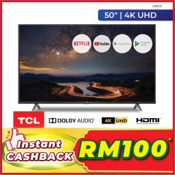 TCL 50&quot; 4K UHD ANDROID SMART TV (50P618)