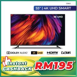 55" 4K UHD SMART TV (55K61)