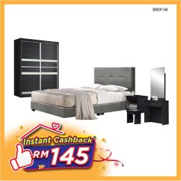 Bedroom Set with Mattress (BRDF1M)