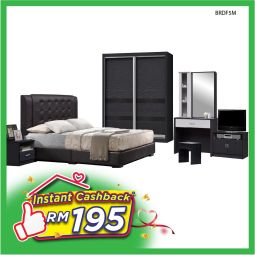 Bedroom Set with Mattress (BRDF5M)