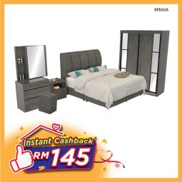 Bedroom Set with Mattress (BRN50A)