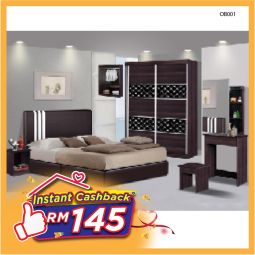 Divan Queen Size Bedroom Set with Mattress (OB001)
