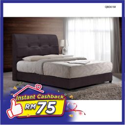 Queen Size Bed with Mattress (QBD01M)