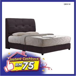 Queen Size Bed with Mattress (QBD01M)