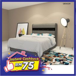 Divan Queen Size Bed with Mattress (QBD602M)