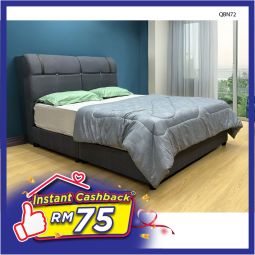 Queen Size Bed with Mattress (QBN72)
