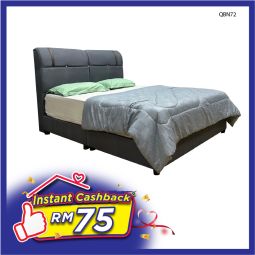 Queen Size Bed with Mattress (QBN72)