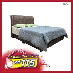 Queen Size Bed with Mattress (QBN73)