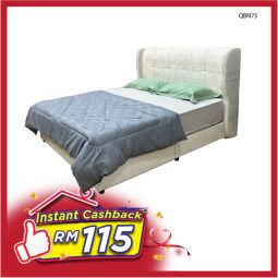 Queen Size Bed with Mattress (QBN75)