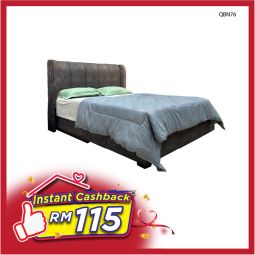 Queen Size Bed with Mattress (QBN76)
