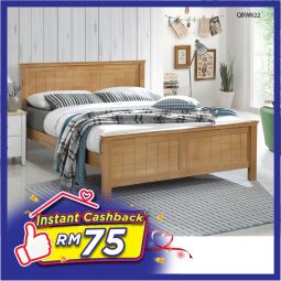 Queen Size Bed without Mattress (QBW822)