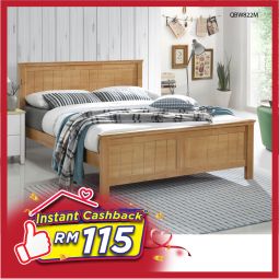 Queen Size Bed with Mattress (QBW822M)