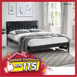Queen Size Bed with Mattress (QBW832M)