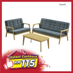 WOODEN LOUNGE - SERUNI5 (SFW55215)