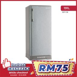 194L SINGLE DOOR DIRECT COOL REFRIGERATOR (SDF1190)
