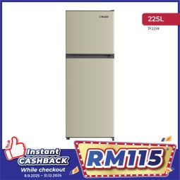 225L 2 DOORS FROST FREE REFRIGERATOR (TF2239)