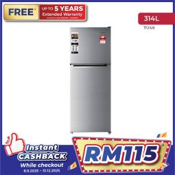 314L 2 DOORS FROST FREE REFRIGERATOR (TF2320)